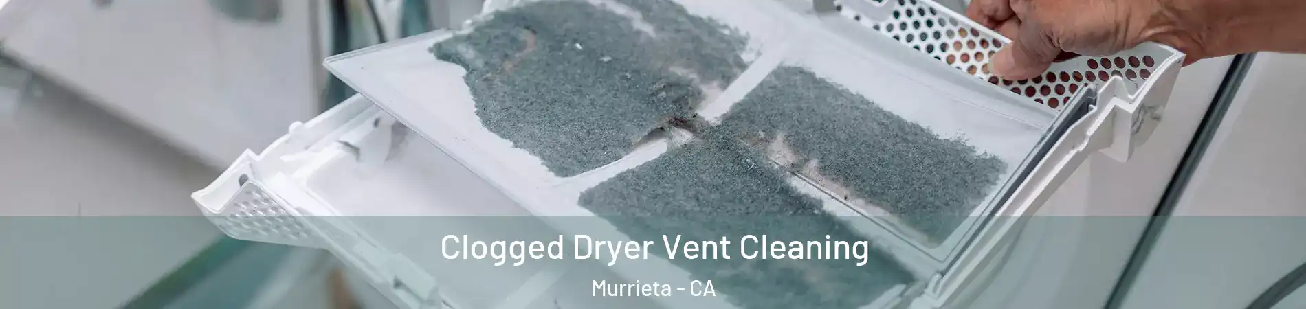 Clogged Dryer Vent Cleaning Murrieta - CA