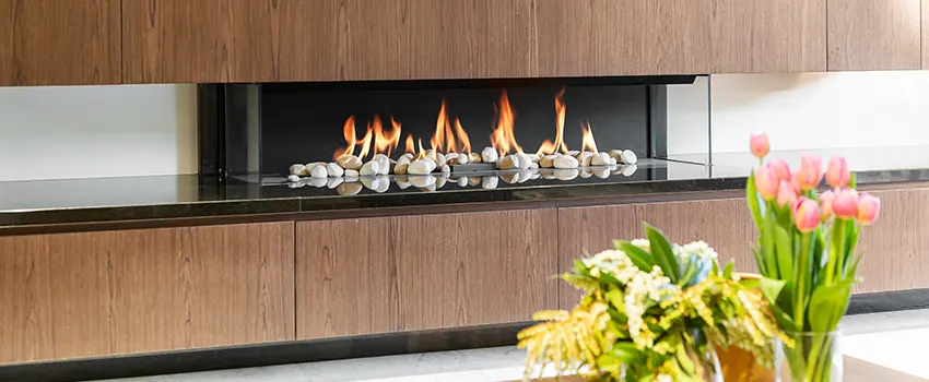 Double-height Fireplace Design Refurbishment in Murrieta, California
