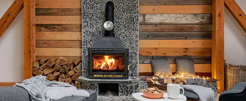Thelin Hearth Products Direct Vent Gas Stove Fireplace Inspection in Murrieta, California